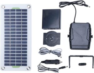 Solarbetriebener Heizlüfter, 30 W,...