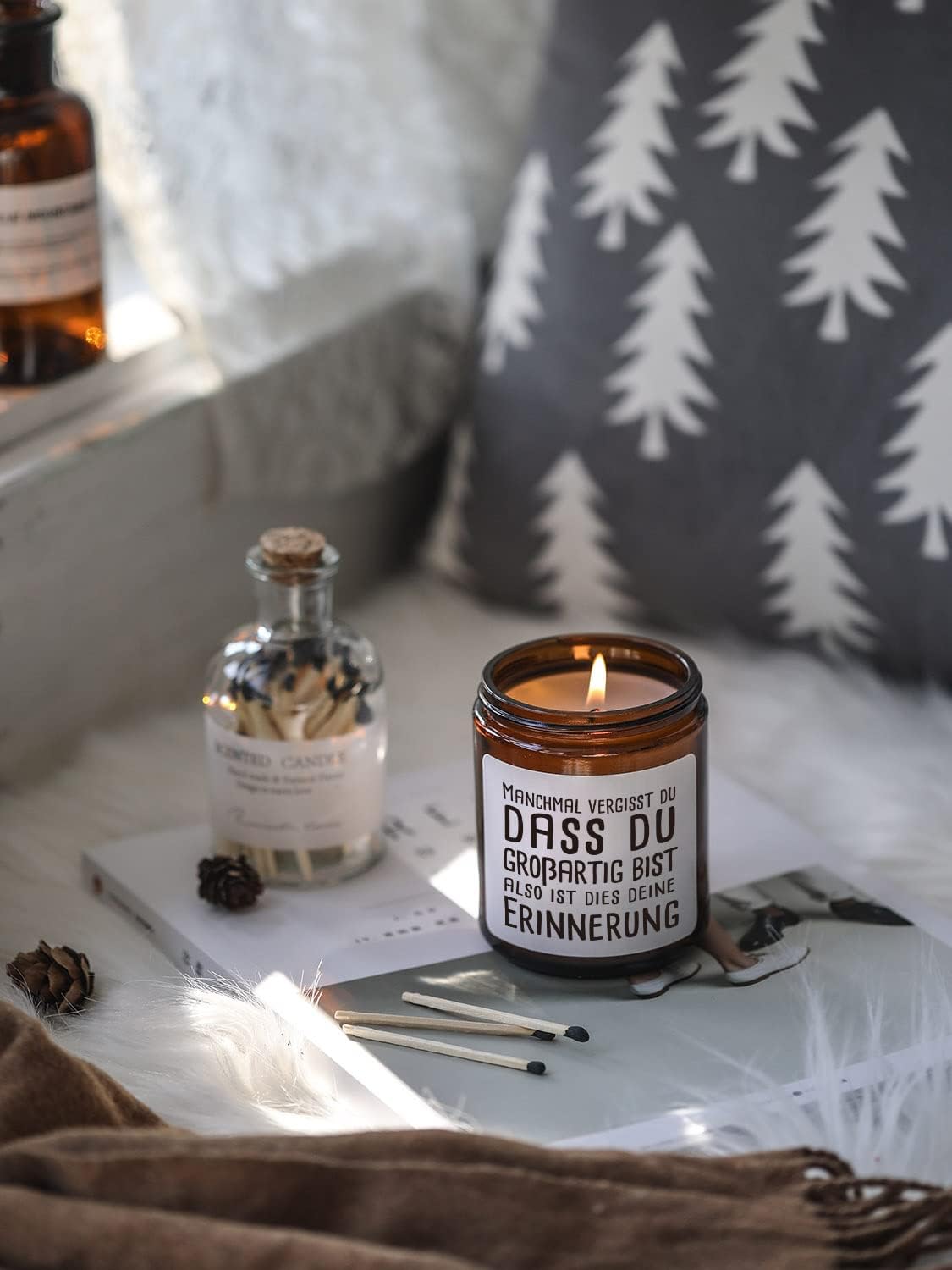 Inspirierende Geschenke für Frauen, Sojakerze mit Wertschätzungsduft, lustiges Geburtstagsgeschenk für beste Freunde, Ehefrau, Mutter, Freundin, Mitarbeiterin, Chef – Bild 5