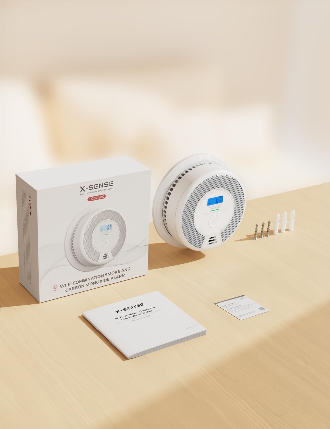 X-Sense WLAN-Rauch- und Kohlenmonoxidmelder mit austauschbarer Batterie, intelligenter Kombinationsmelder, kompatibel mit der X-Sense Home Security App, SC07-WX, 1 Stück – Bild 7