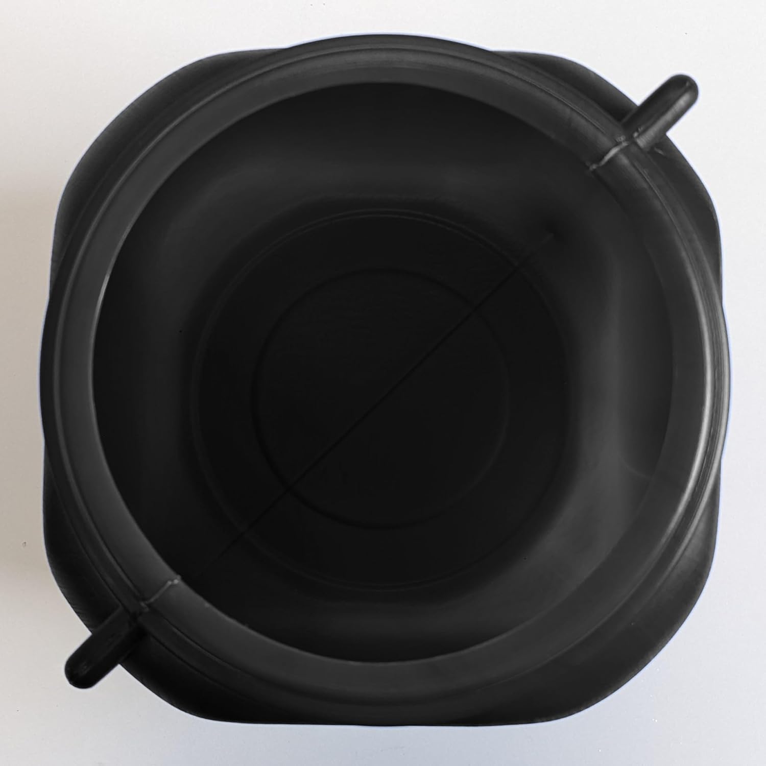 plasteo Weithalsfass 20 Liter mit Deckel - eckig schwarz, HDPE lebensmittelecht BPA-frei, 20 L Eimer Kunststofffass Futtertonne Lagertonne Universalfass – Bild 4