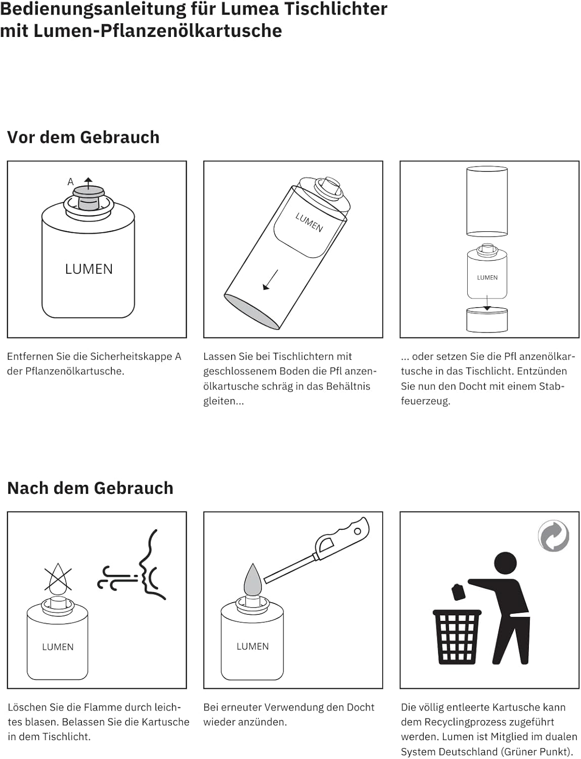 Lumea-Flüssigwachskerzen, Pflanzenölkartuschen, bis zu 40 Stunden Brenndauer pro Kerze, 100 % reines Pflanzenöl, für Lumea-Tischleuchten/Laternen – Bild 3