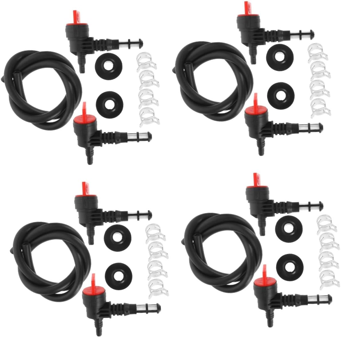 TOYANDONA 4 Sätze Kraftstoffabsperrventil Kit Teilig für Generatoren Universelles Wartungsset mit Tankverschlussventil und Zubehör für zuverlässige Reparaturen und einfache Handhabung