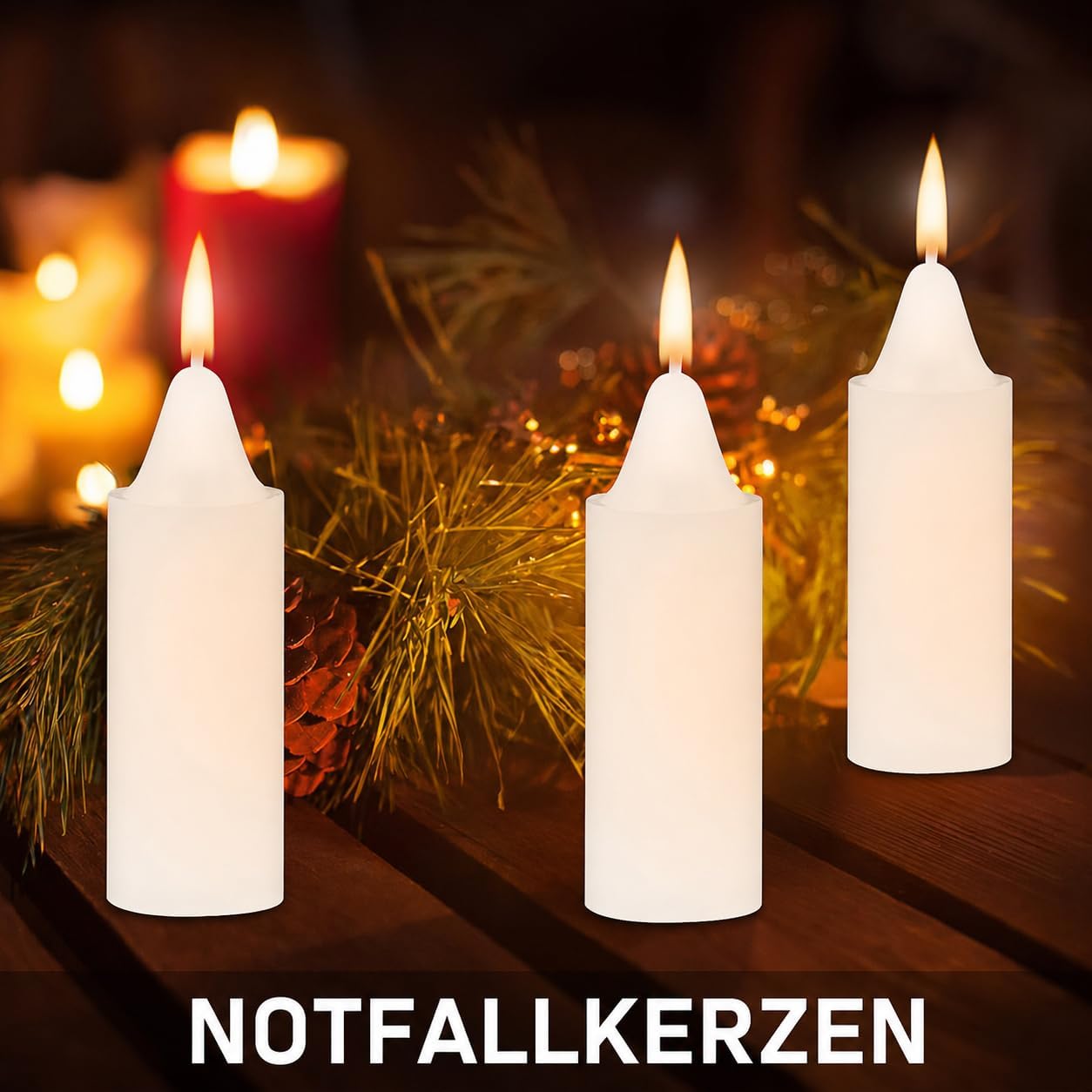 Set mit 36 kleinen weißen Stumpenkerzen, 9 x 3 cm, Mini-Kerzen ohne Duft für Hochzeiten, lange Brenndauer von 9 Stunden, tropffreie Blockkerzen für dekorative Kirche, Notfall-Spa-Laternen, Zuhause – Bild 3