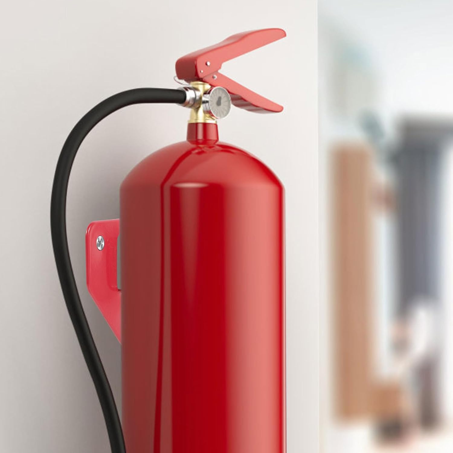 jojofuny 8 Stück Feuerlöscher-Wandhalterung – Universelle Wandhalterung aus robustem Metall für Trockenchemikalien und Wasserlöscher – Stabile Feuerlöscher-Halterung für Zuhause, Werkstatt & Büro – Bild 4