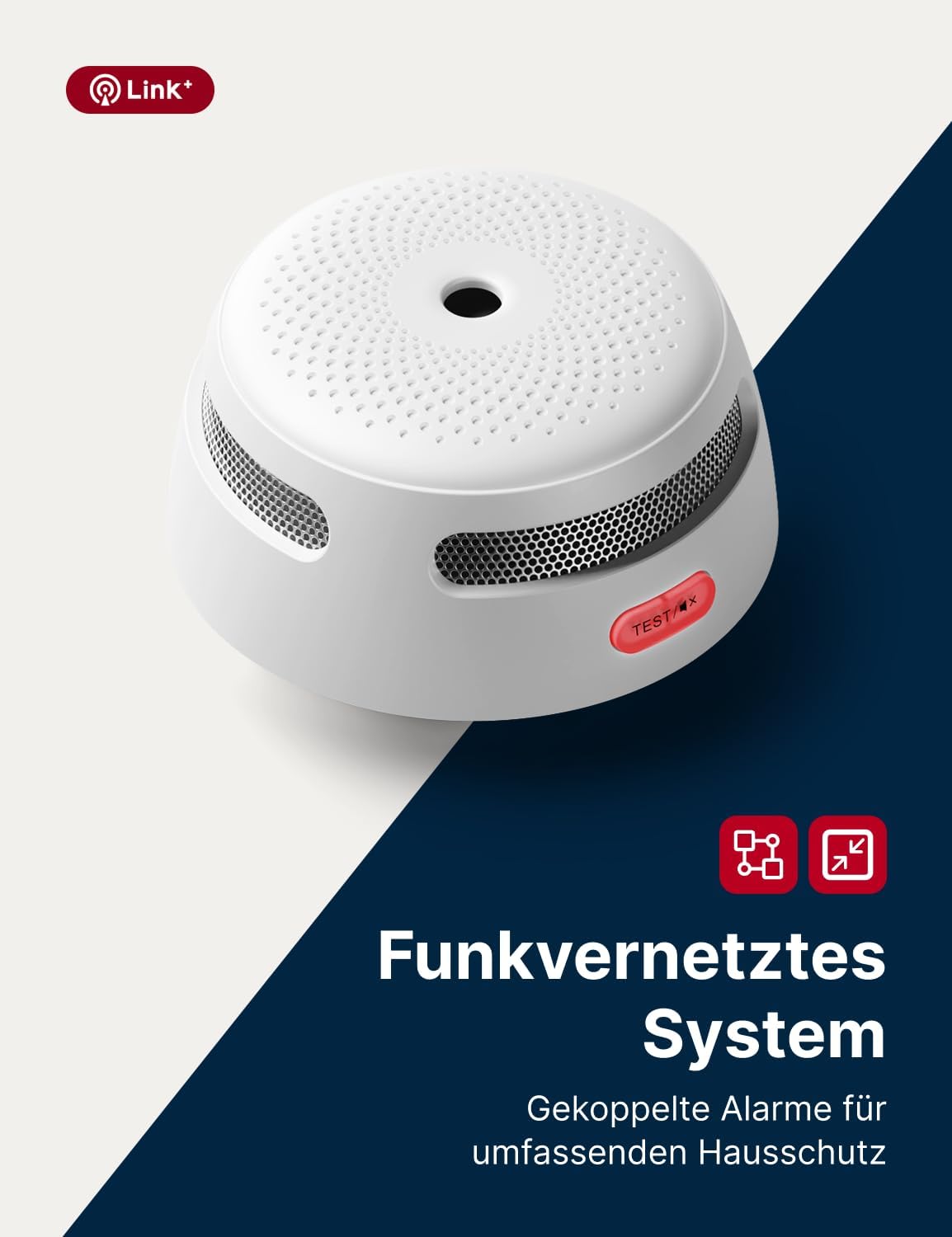 Drahtloser, netzwerkfähiger Rauchmelder X-Sense XS01-WR – Bild 3