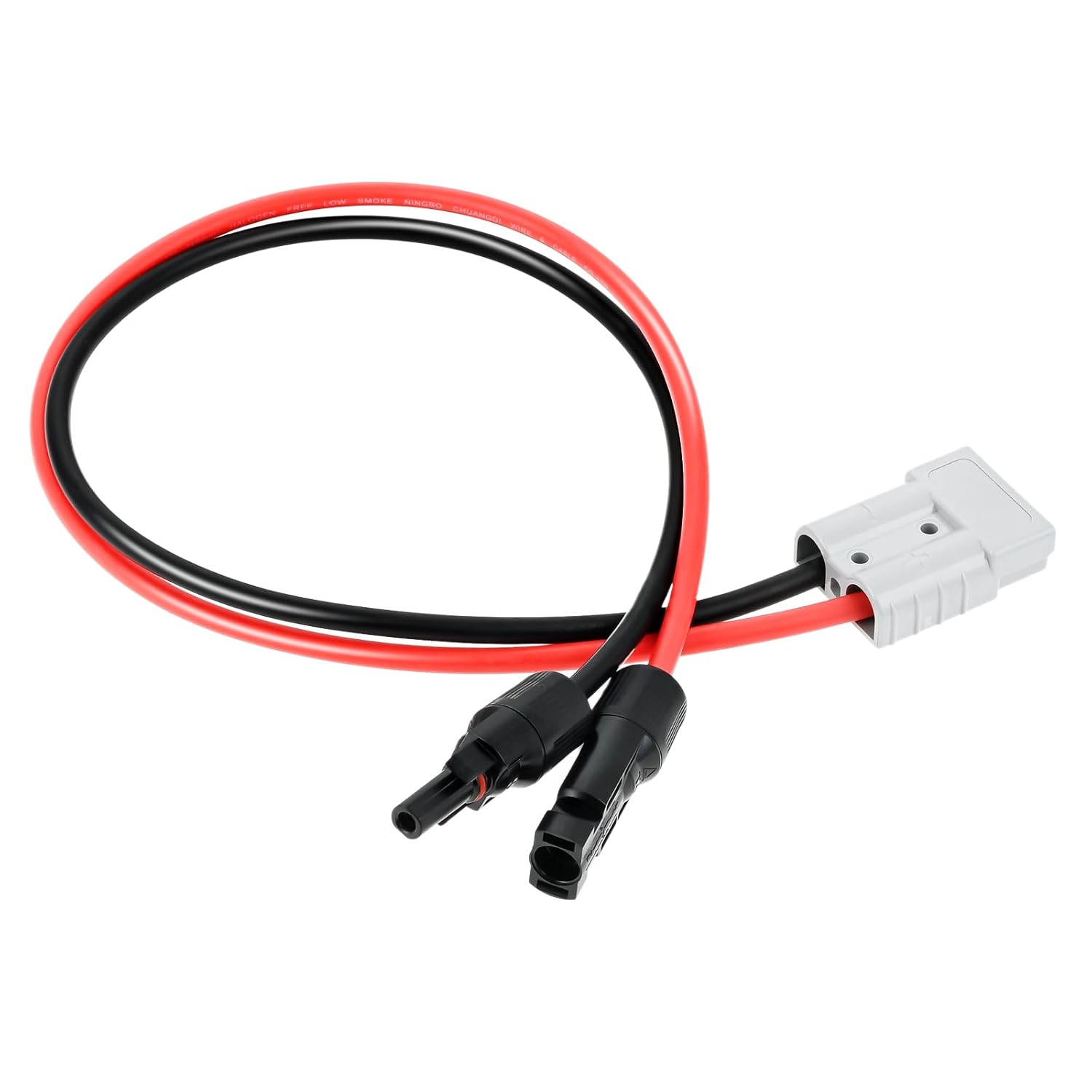 Anderson Solarstecker auf 50 A-Anschlusskabel, 10 AWG-Stecker für Solarpanel-Kabel, Solarpanel-Kabel-Anschluss-Kits für tragbares Wohnmobil-Solargenerator-Kraftwerk (60 cm)