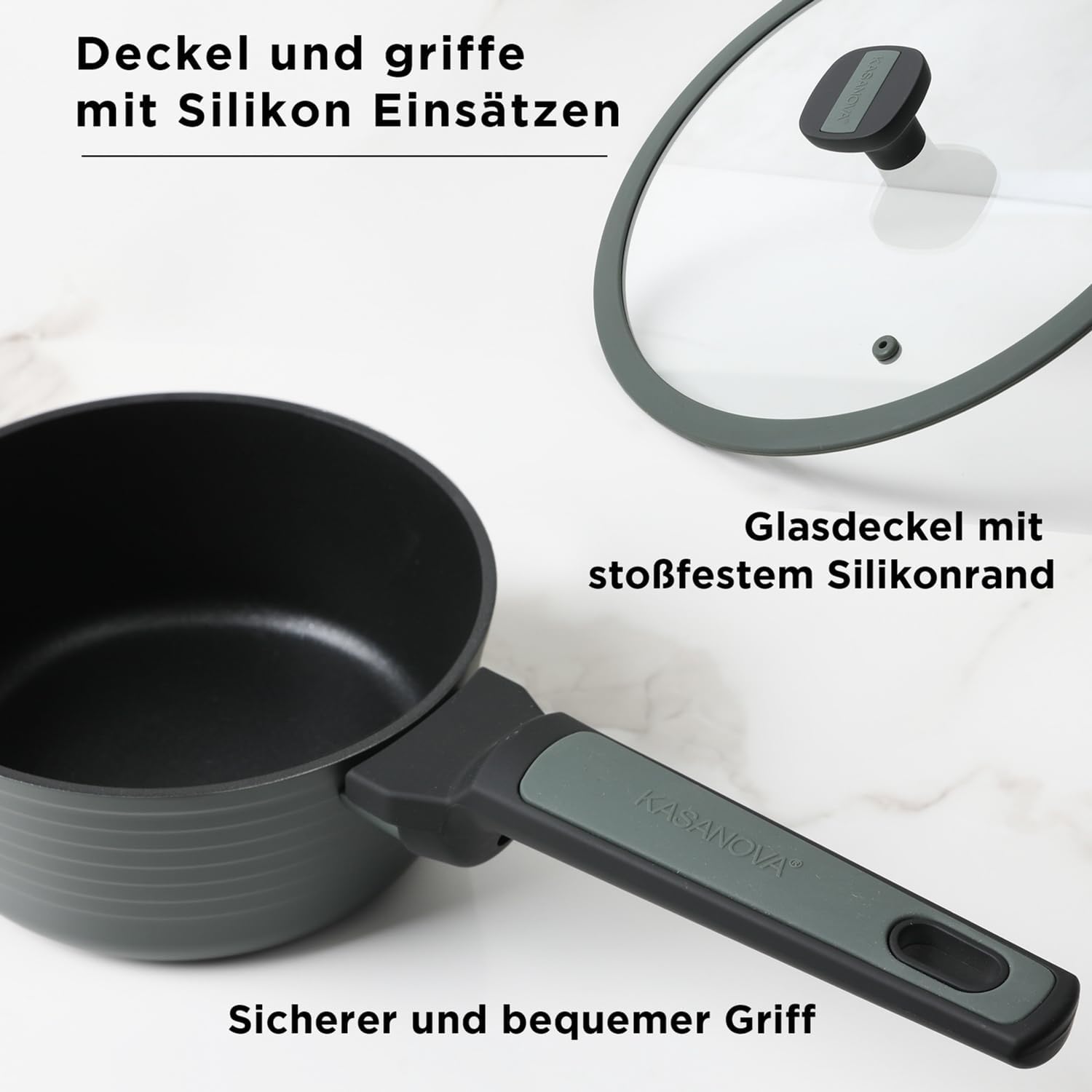Corredo 2.0 Kochgeschirrset (Grün) 11-teilig – Bild 5