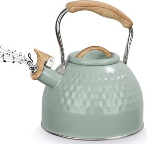 Pfeifkessel, 3 Liter Retro-Teekesse...
