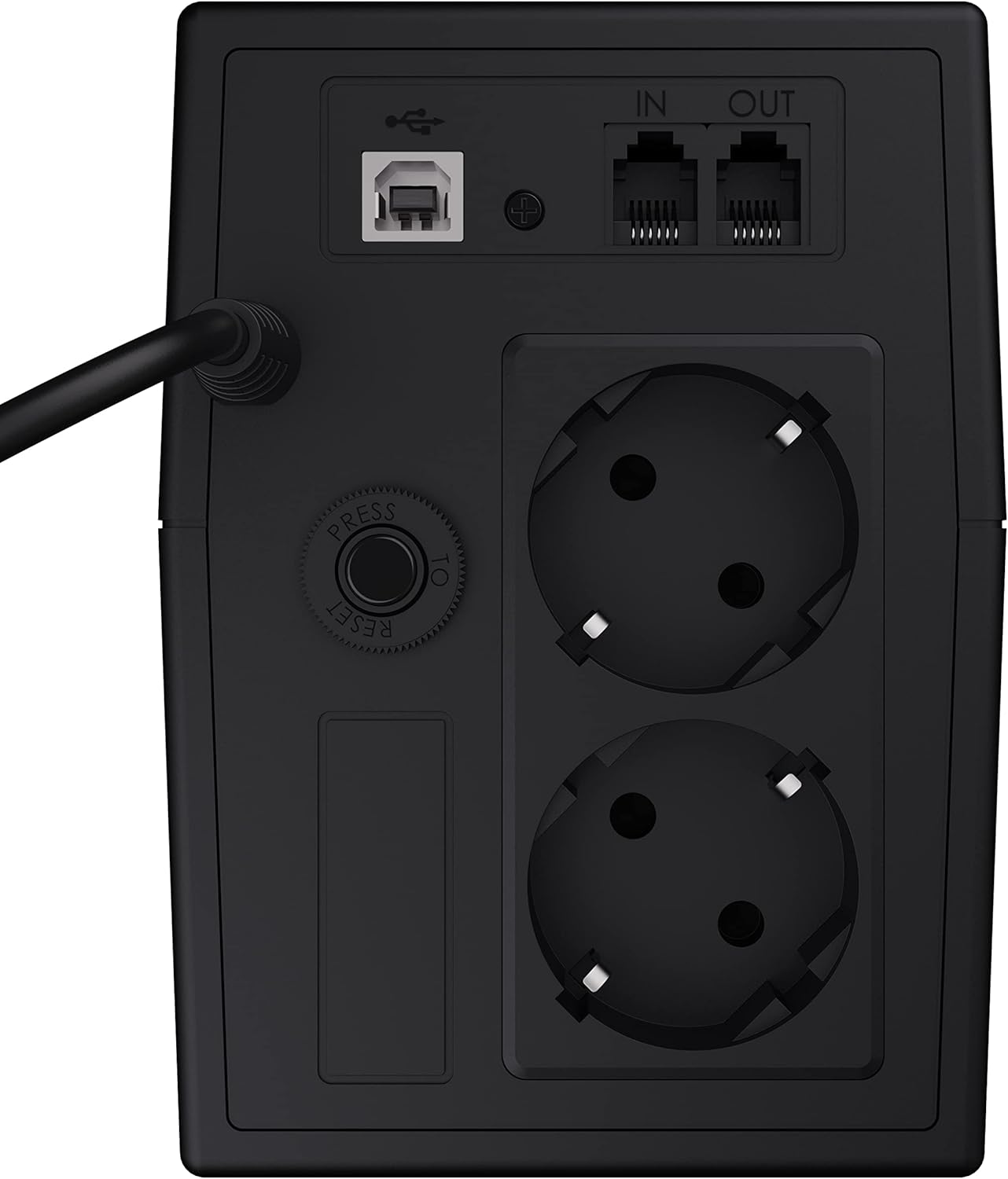 Green Cell UPS-Variante | Unterbrechungsfreie Stromversorgung mit modifizierter Sinuswelle, Überspannungsschutz, USB/RJ11 und 2 Schuko-Ausgängen – Bild 2