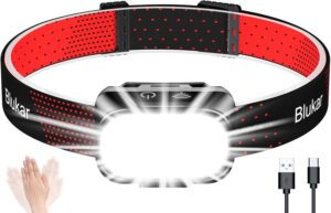 Blukar LED-Stirnlampe, wiederauflad...