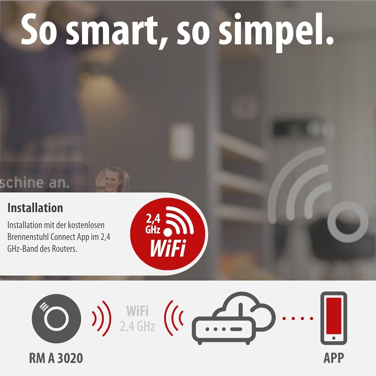 Brennenstuhl Connect WiFi Rauchwarnmelder RM A 3020, inkl. 2X Batterien | Rauchmelder WLAN inklusive 2x austauschbaren Batterien, geprüft nach EN 14604, mit App-Benachrichtigung – Bild 6