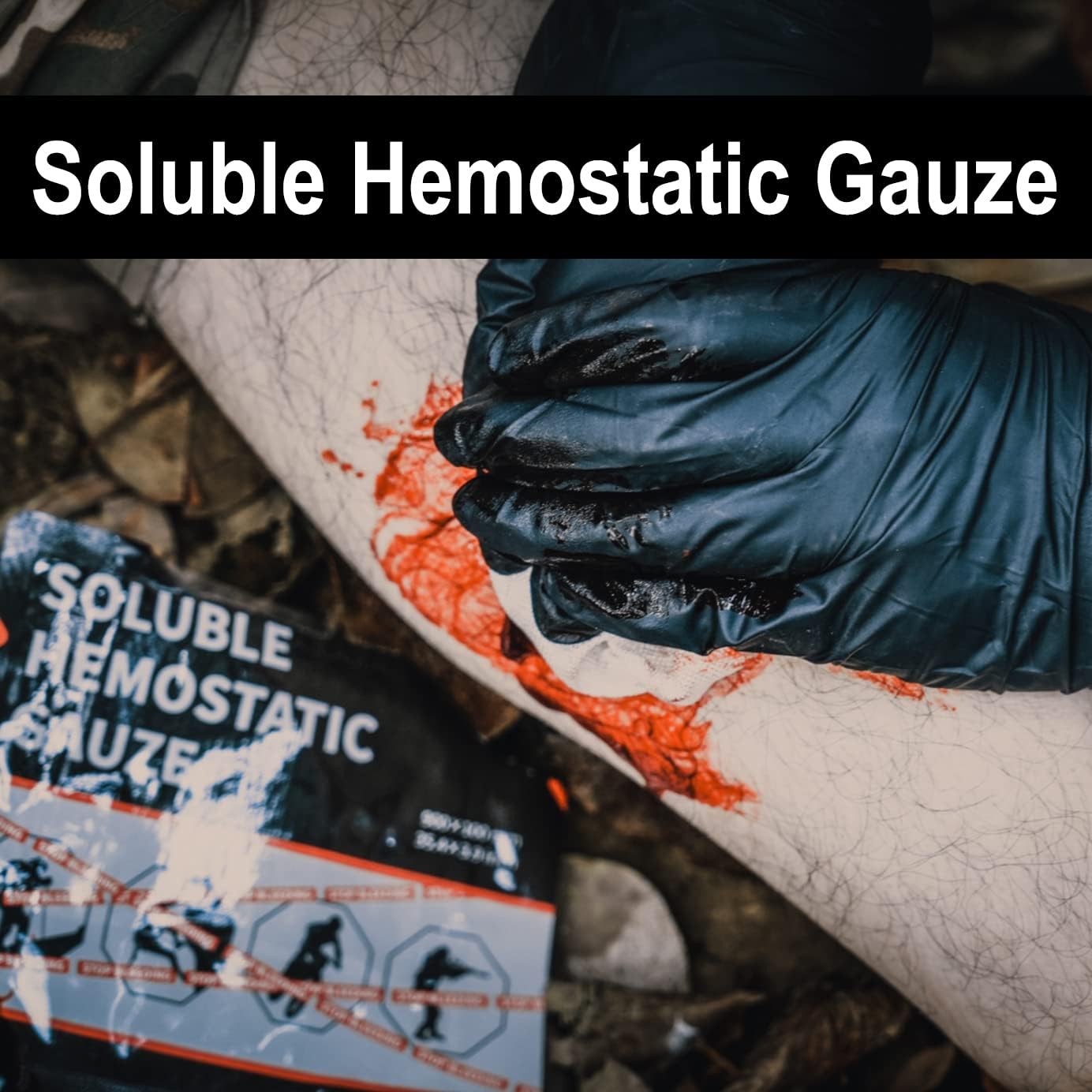 RHINO RESCUE individuelles Blutungskontrollset, IFAK-Trauma-Set, militärisches Erste-Hilfe-Nachfüllset mit Tourniquet, blutstillender Gaze, 6-Zoll-israelischer Verband, 2 komprimierte Gaze – Bild 3