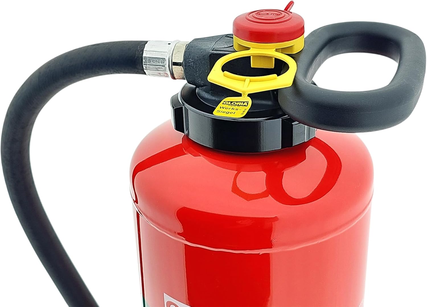 Gloria - SKE 6 PRO - Schaum-Feuerlöscher - Fluorfrei - 6 Liter - Für Brandklassen A, B - Inklusive Wandhalterung - Inklusive Prüfplakette – Bild 5