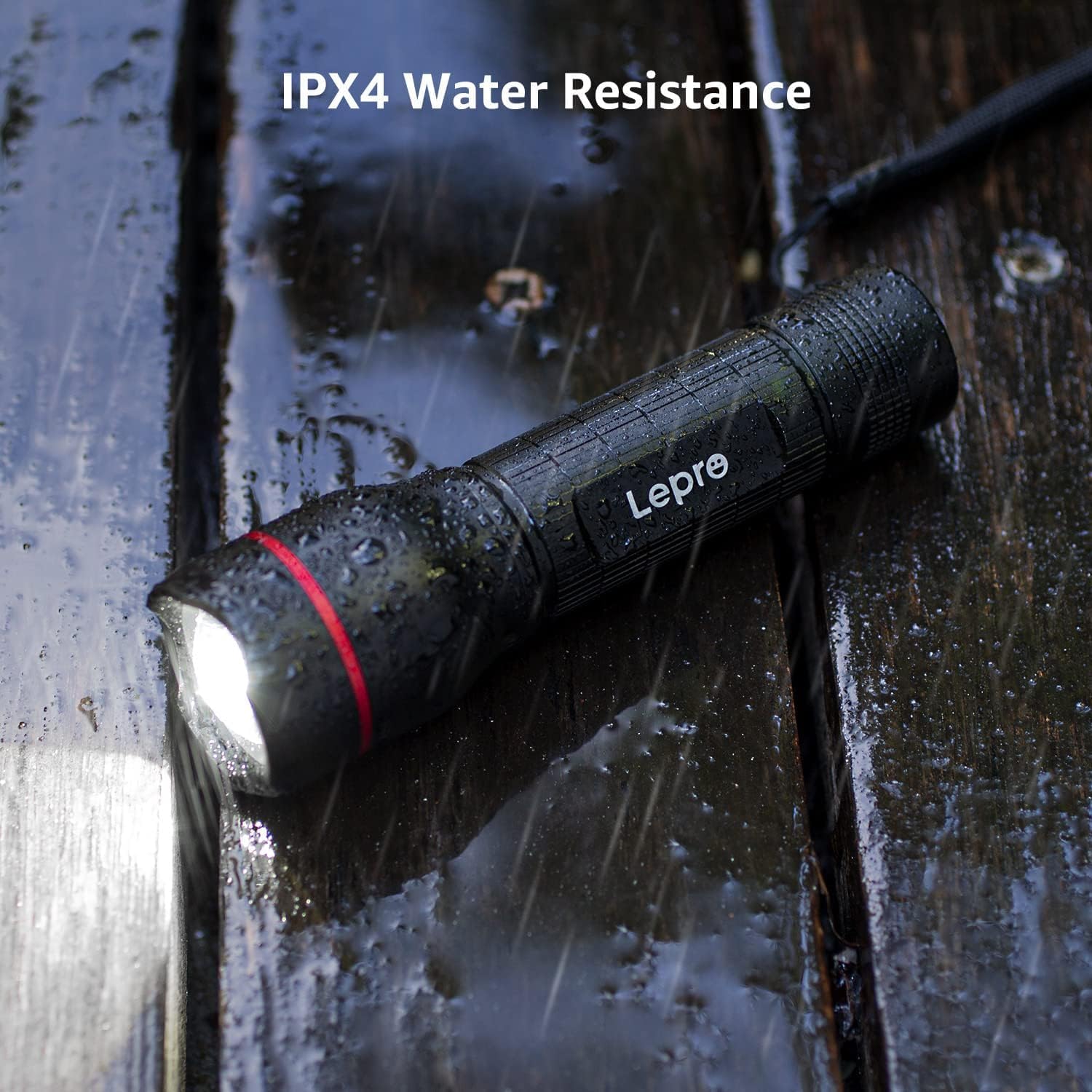 Lepro LED-Taschenlampe, LE2000, extrem helle kleine Taschenlampen, batteriebetrieben mit 5 Modi, zoombare Camping-Handlampe, wasserdicht, praktische Taschenlampe für draußen, Wandern, Angeln, Hundespaziergang | Extrem helle Mini-Taschenlampen (keine Batterien im Lieferumfang enthalten), wasserdichte Taschenlampe für Outdoor, Wandern, Geschenk, Notfall – Bild 5