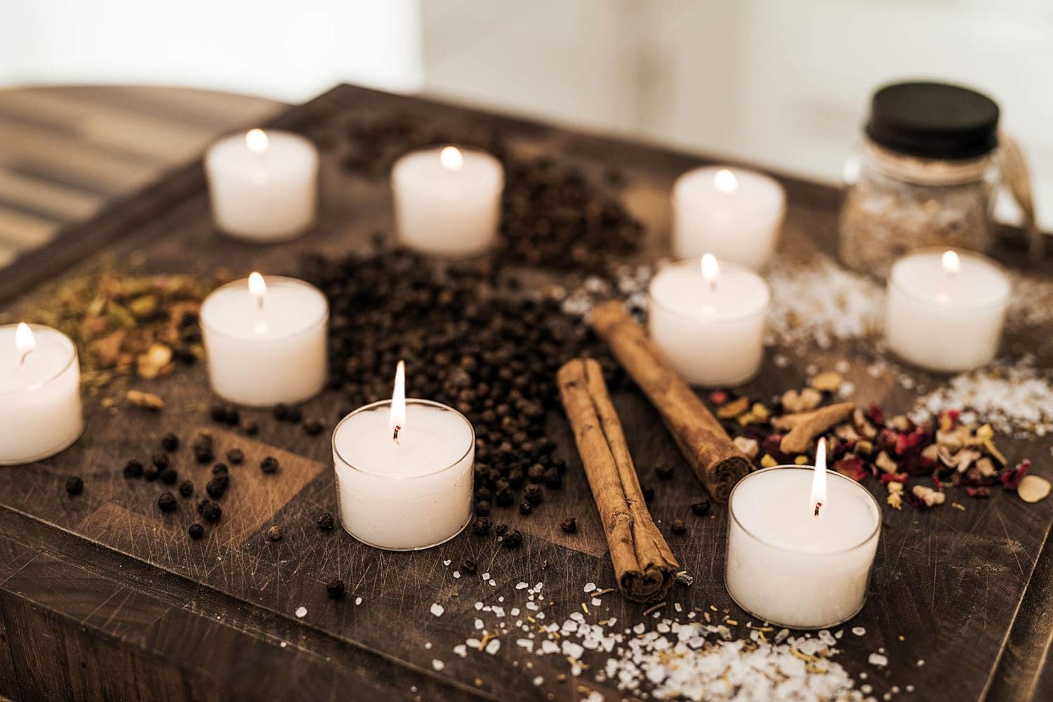 Horeca Candles – Klare Teekerzen – 8 Stunden Brenndauer – Weiß – Packung mit 100 klaren Teekerzen – Ohne Duft – Kerzen in transparentem Behälter – Bild 4