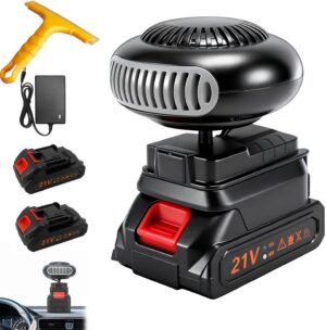 Heizlüfter mit Batterie, Auto-Heiz...