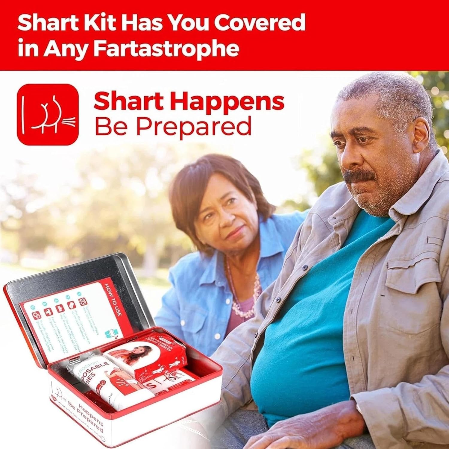 Generisch Funny Shart Survival Kit, tragbares Streich-Survival-Kit für Männer, Ehemann, Freunde, Teenager, Geburtstag, Erwachsene, Weihnachten, Aprilscherz, Neujahr – Bild 5