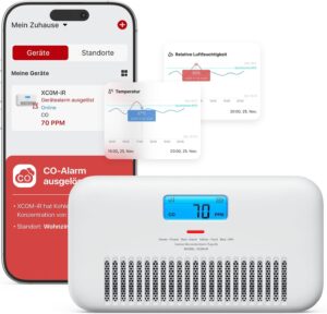 X-Sense WLAN-Kohlenmonoxidmelder mi...