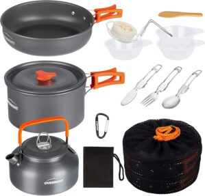 OVERMONT Camping-Kochgeschirr-Set, ...