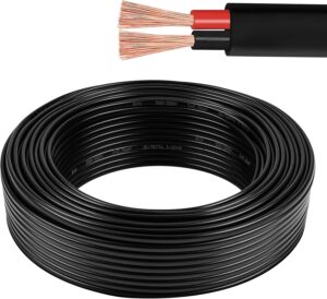 AOHEWEI 2 × 0,5 mm² flacher Zwill...