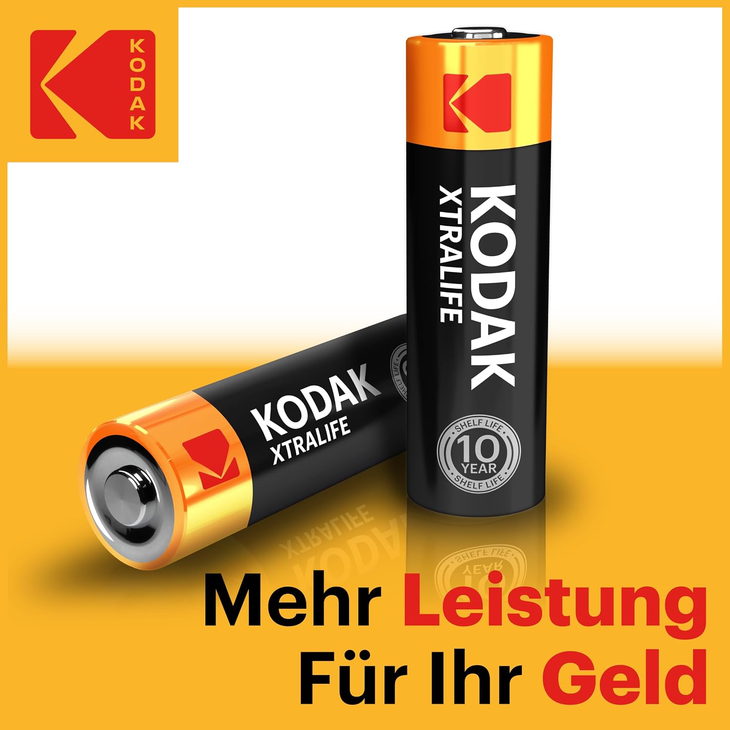 Kodak Xtralife AAA-Batterien 24er-Pack, Triple-A-Alkali-LR03-1,5-V-Batteriesatz, ideal für Haushaltsuhren, Fernbedienungen, kabelloses Spielzeug und Elektronik | 109 % mehr Leistung, 10 Jahre Haltbarkeit, fortschrittlicher Auslaufschutz, Hochleistungsbatterien – Bild 8