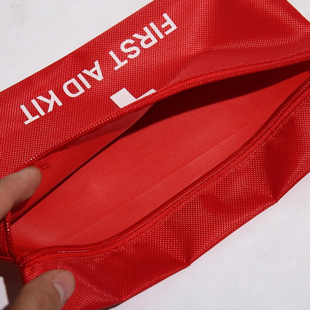 Kleines Erste-Hilfe-Set für den Notfall, 3-teilig, Medikamententasche, Erste-Hilfe-Tasche, leere Mini-Reise-Apothekentasche, Notfalltasche für Zuhause, Reisen, Büro, Outdoor (nur Taschen) – Bild 5