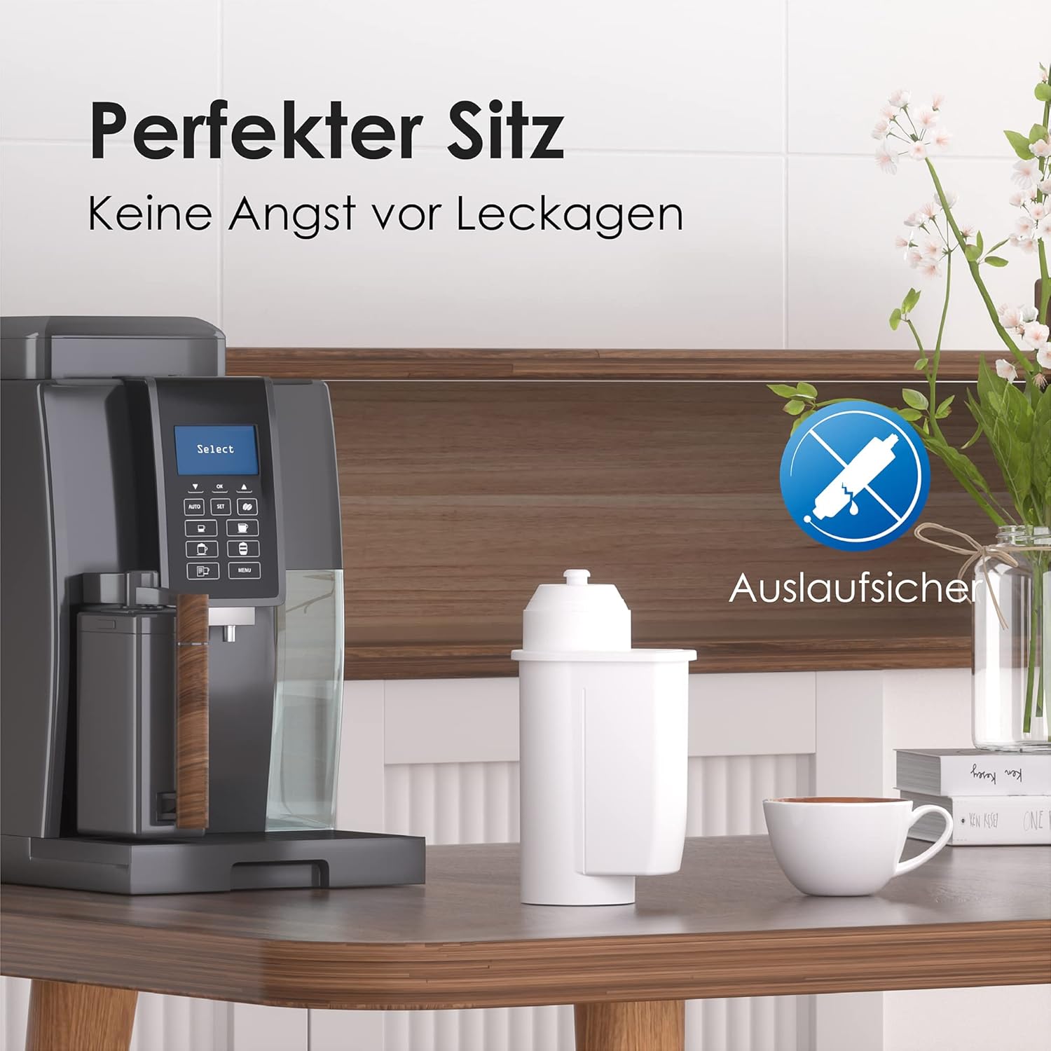 Waterdrop TZ70003 Wasserfilter für Siemens® Kaffeevollautomat EQ6 EQ9 S700 EQ500 EQ-Serie, TZ70003, Brita® Intenza 575491, Bosch® TCZ7003, TCZ7033, nicht für Intenza+, TÜV SÜD zertifiziert (6) – Bild 4