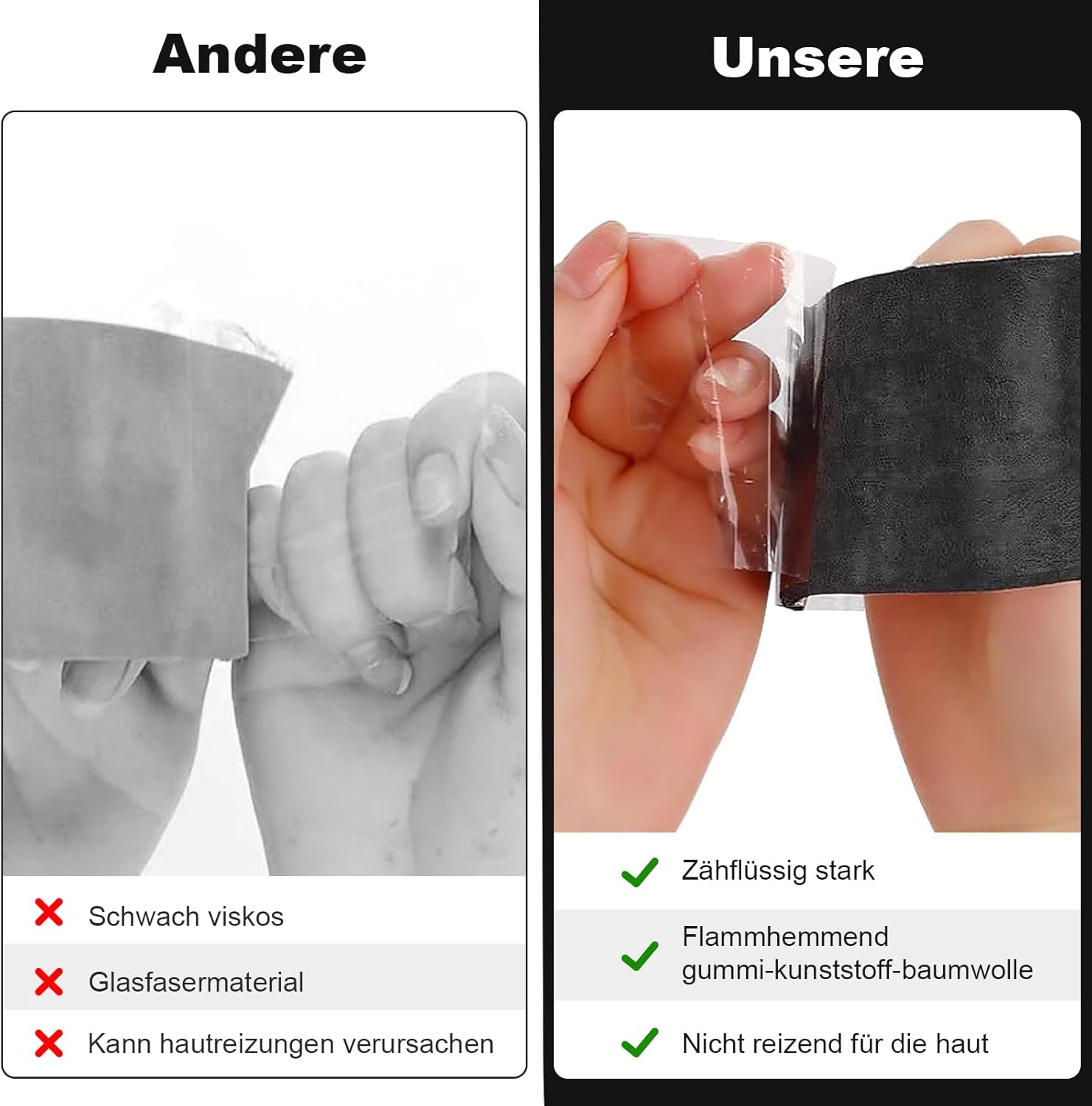 Rohrisolierung Selbstklebender Isolierkanal 5 cm x 10 m Rohrisolierung Schaumisolierung zum Umwickeln von Rohren für Rohrummantelungen, Heizungsrohre und Rohrschutz-Isolierband – Bild 5