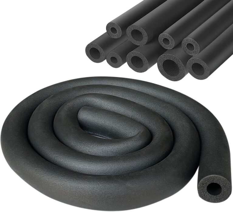 Rohrisolierschaum Ø 22 mm Rohrisolierrohr Schwarz für Heizung Sanitär Heizungsrohr Kupferrohr 1,8 m (Schwarz, 22 mm)