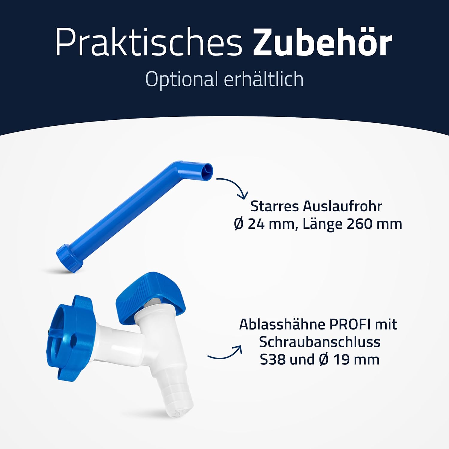 Hünersdorff Wasserbehälter Eco 22 Bin aus hochdichtem Polyethylen, 1 Stück, natur, 817600 – Bild 8