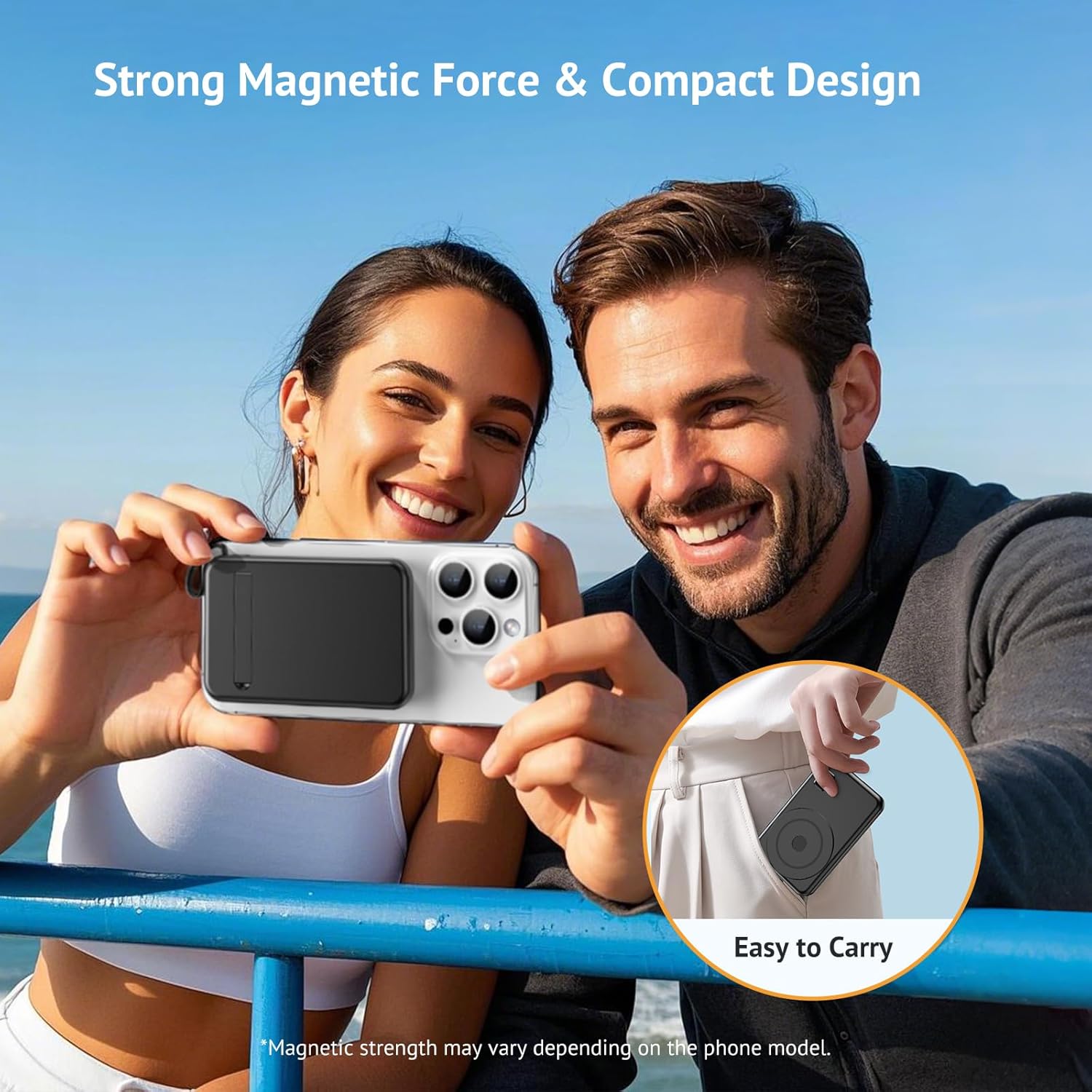Powerbank für Magsafe10000 mAh 22,5 W magnetisch – Kabellose externe Handy-Akkus mit Typ-C-Eingang und -Ausgang USB-C, LED-Anzeige kompatibel mit iPhone 17 16 15 14 13 12 Pro Max-Serie – Bild 8