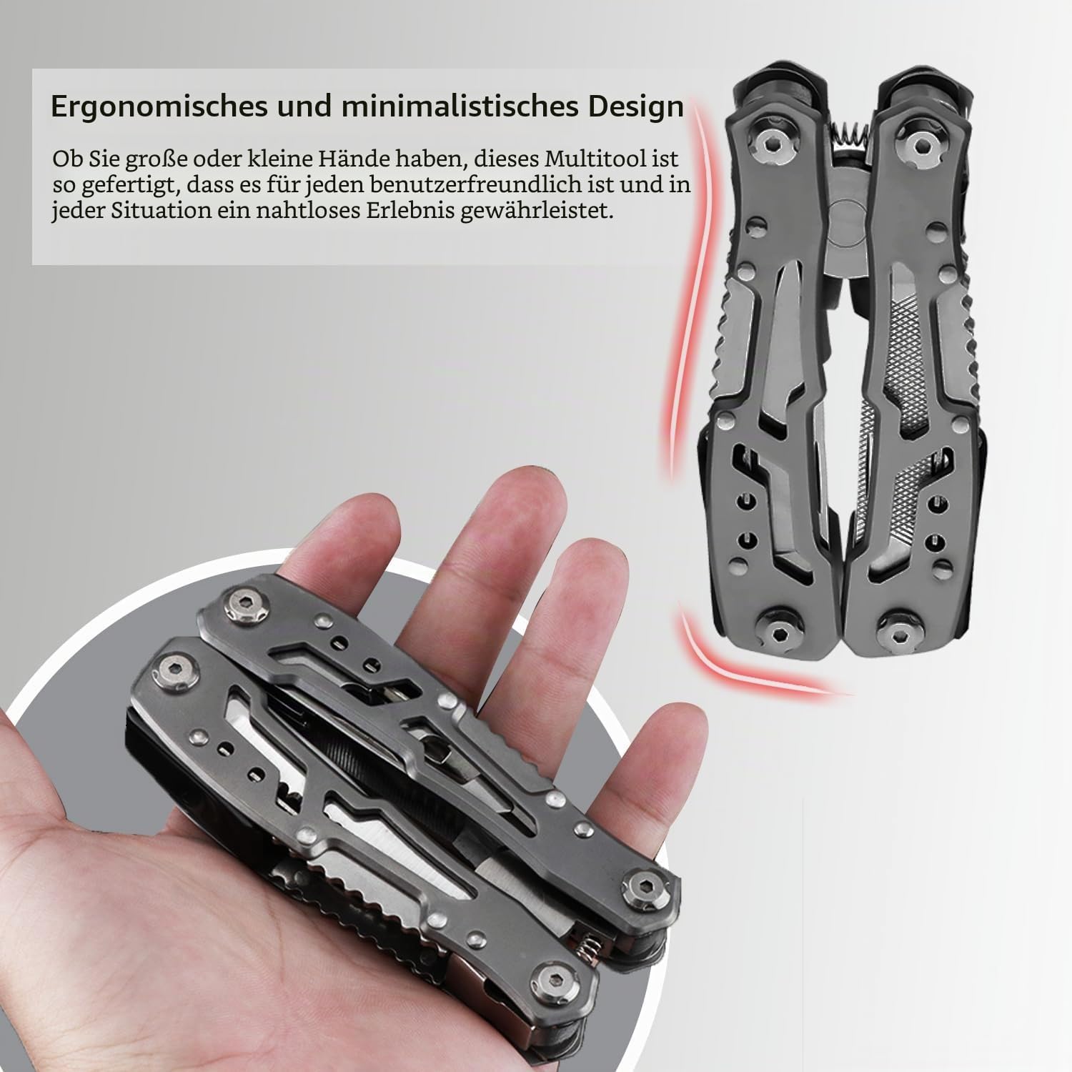 Multitool 14-in-1 mit Zange, Messer, Schraubendreher, Flaschenöffner und Nylonetui – Kompaktes und robustes Multifunktionswerkzeug für Camping, Outdoor, Notfälle und Heimgebrauch (1) – Bild 5