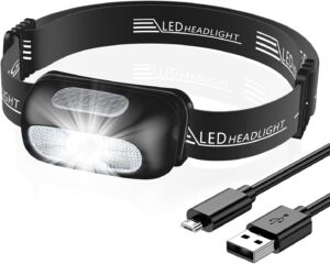 CIRYCASE Stirnlampe, Ultraleichte K...