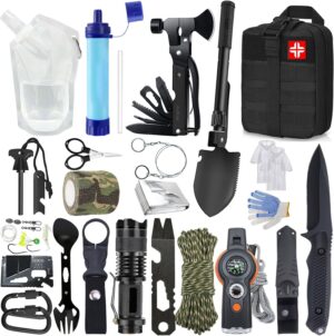 Survival Kit 22 in 1, Outdoor-Notfa...