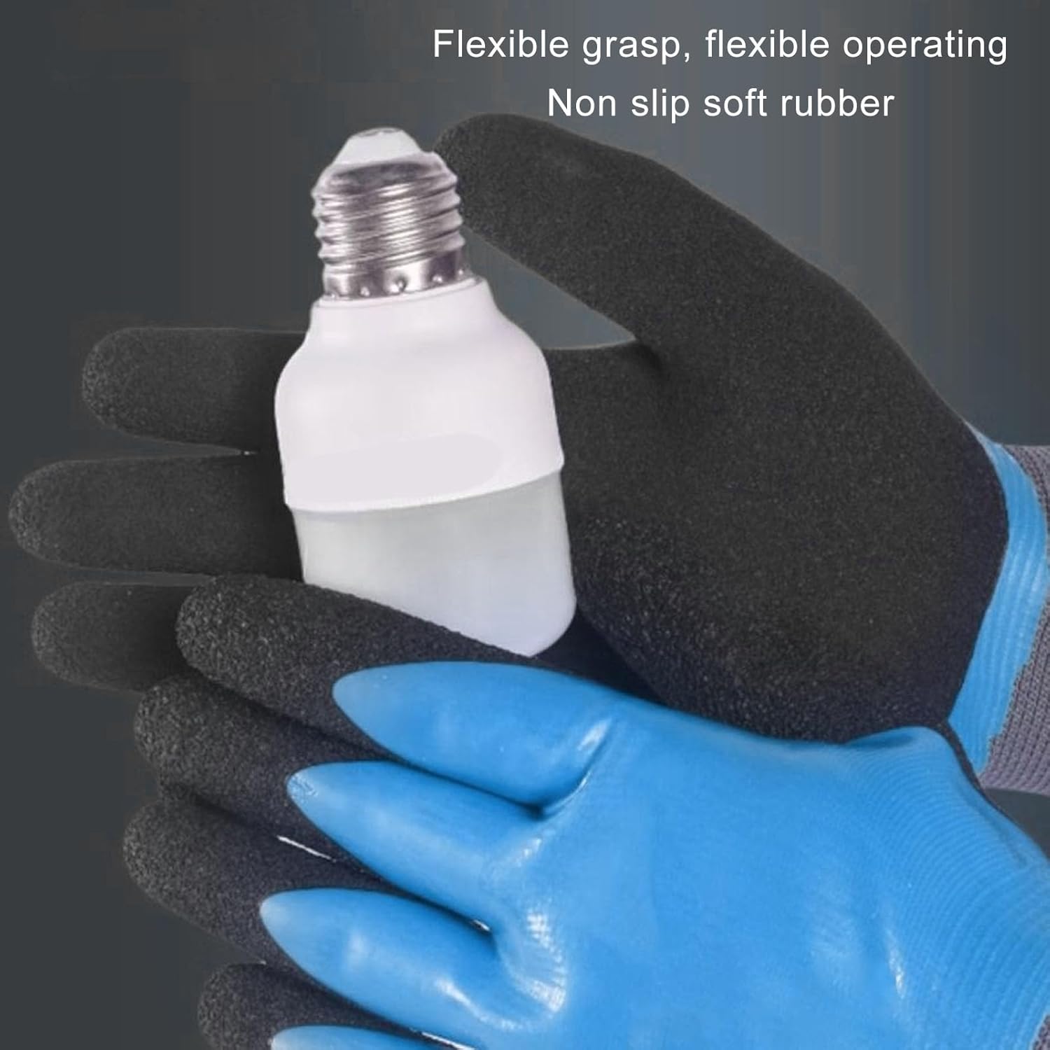 Tonysa Elektriker-Isolierhandschuh, 1000 V Hochspannungsbeständigkeit, isolierte Arbeitshandschuhe, 360°-Isolierung und wasserdichte Gummihandschuhe, professionelle Elektriker-Handschuhe – Bild 3
