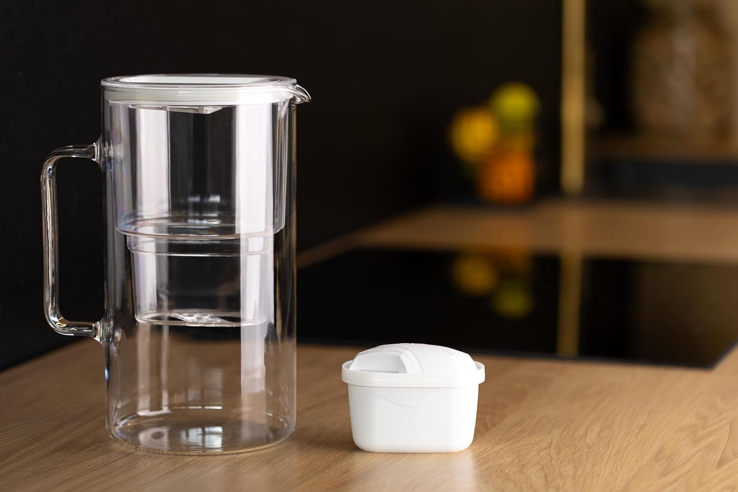Wessper Wasserfilterkartusche, Filter mit Aktivkohle und Ionenaustauschharz, zusätzlicher PIN kompatibel mit Brita Krug, Ersatzfilter für Krug von Dafi, Wessper, Aquaphor, Philips – 6 Stück – Bild 8