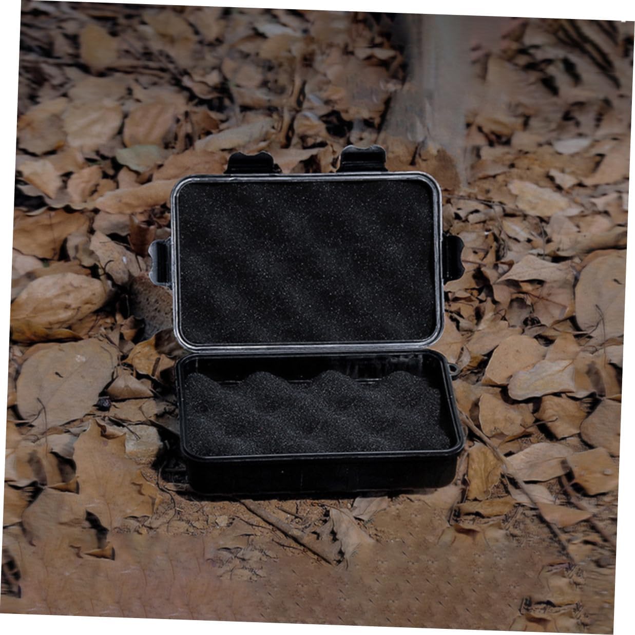 GARVALON 2 Stück stoßfeste wasserdichte Survival-Aufbewahrungsbox, abschließbarer Outdoor-Organizer aus robustem PP, stoßfest und praktisch für Camping und Notfälle – Bild 3