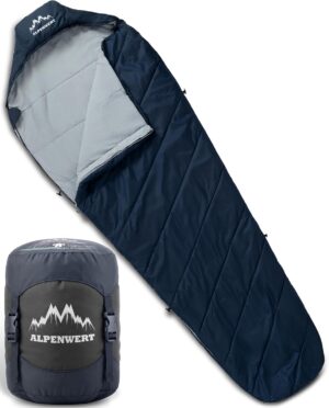 ALPENWERT® Schlafsack Sommer Ultra...