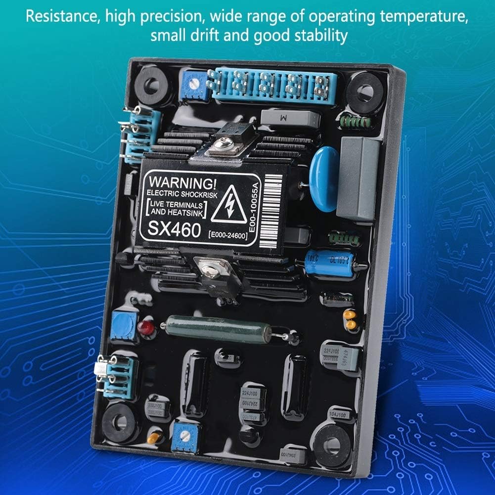 Spannungsregler, automatischer Spannungsregler für Generator, SX460-Eingang 190–264 VAC, automatischer Motorspannungsregler, AVR-Generator-Zubehör – Bild 6