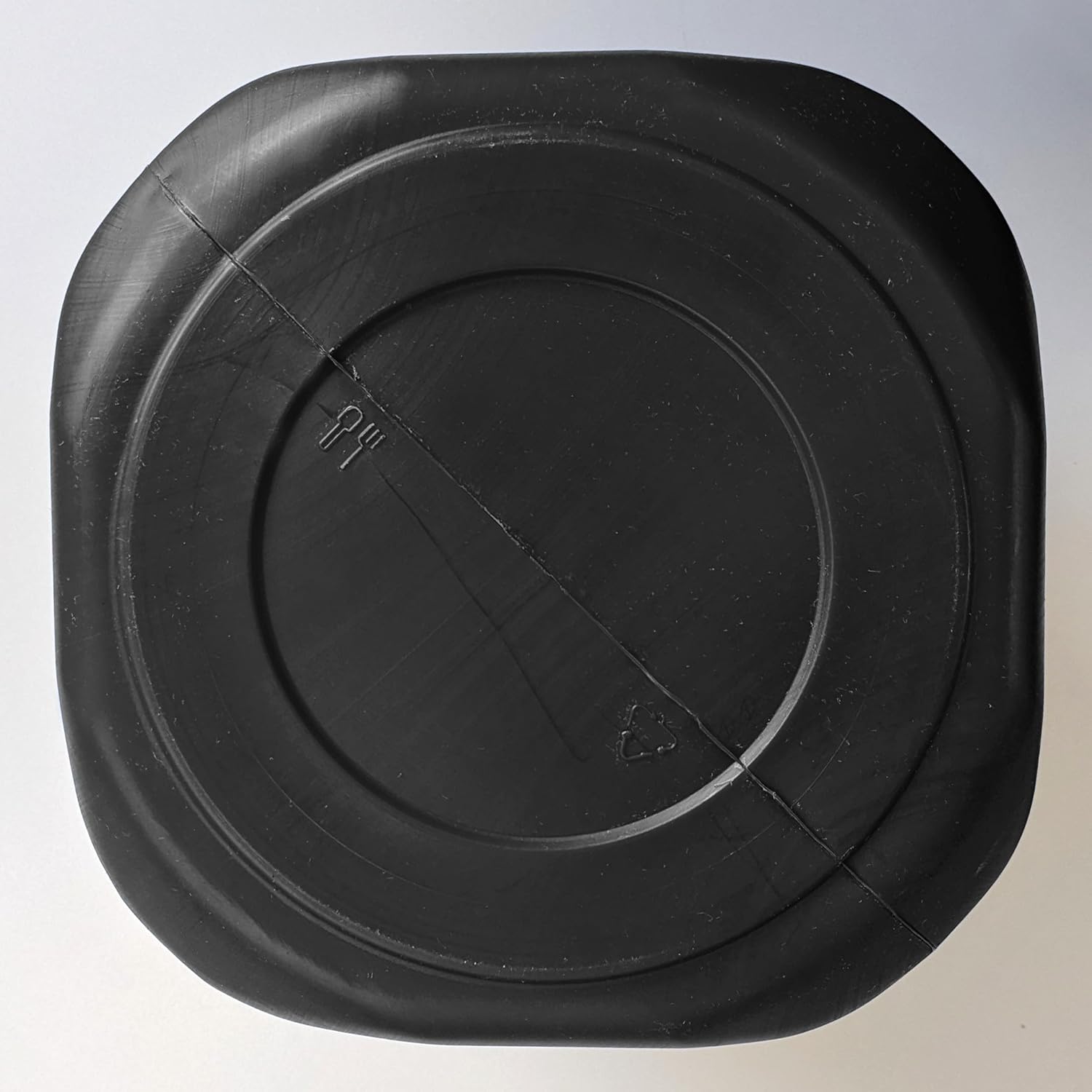 plasteo Weithalsfass 20 Liter mit Deckel - eckig schwarz, HDPE lebensmittelecht BPA-frei, 20 L Eimer Kunststofffass Futtertonne Lagertonne Universalfass – Bild 5