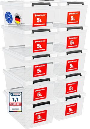 ATHLON TOOLS 10er Set 5L Aufbewahru...