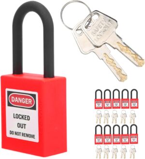 Lockout-Tagout-Schlösser, 10-teili...