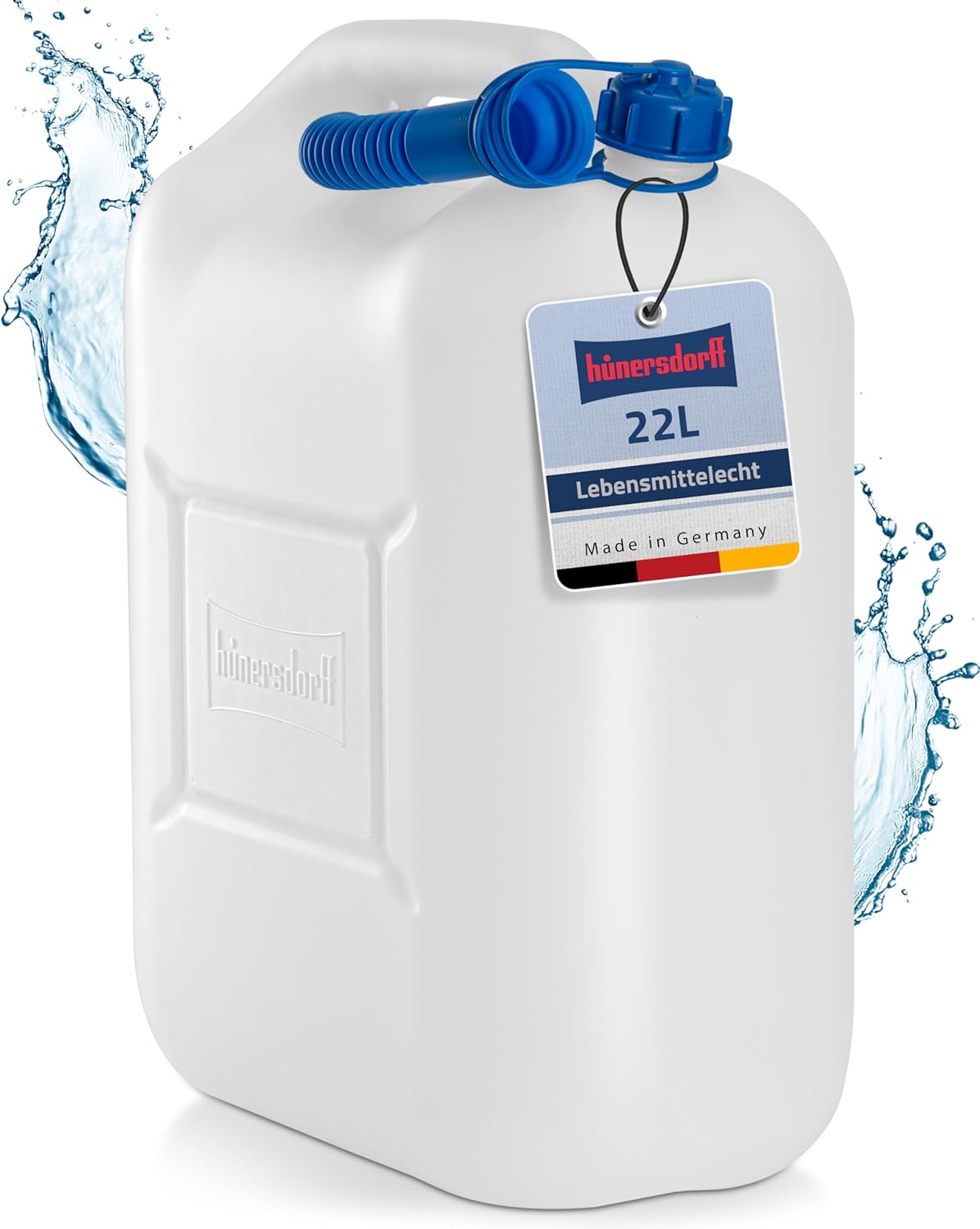 Hünersdorff Wasserbehälter Eco 22 Bin aus hochdichtem Polyethylen, 1 Stück, natur, 817600