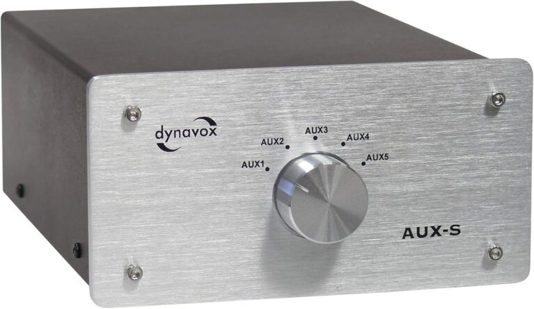 Dynavox Eingangs-Umschalter AUX-S Silber