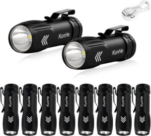KunHe 10er-Set LED Taschenlampe auf...