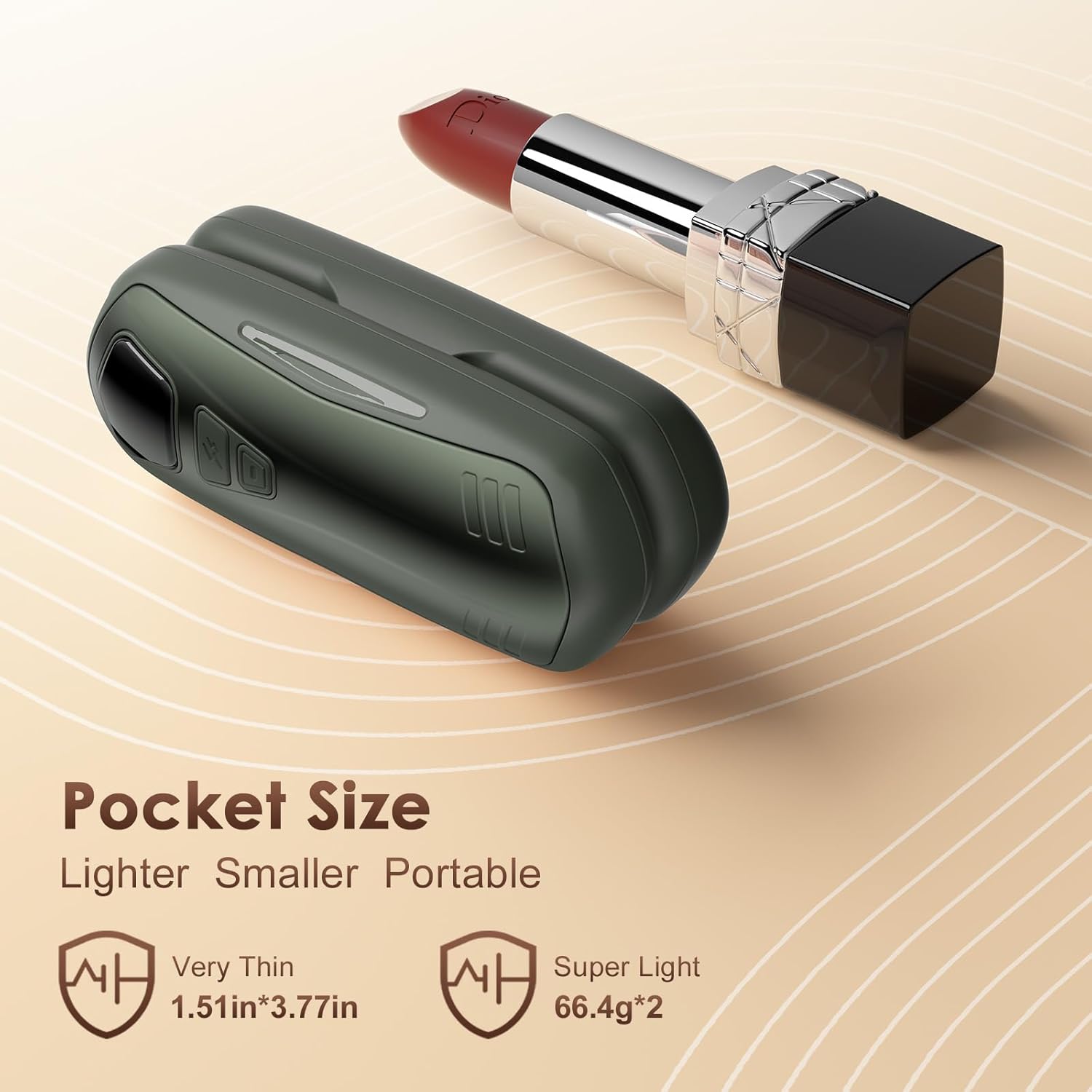 Elektrische Handwärmer, 2er-Set, Taschenwärmer, wiederverwendbar, mit 6000 mAh, 5 Heizmodi, tragbare USB-Handwärmer, wiederaufladbar, Handwärmer, Outdoor-Camping-Heizungsgeschenk für Damen und Herren – Bild 6