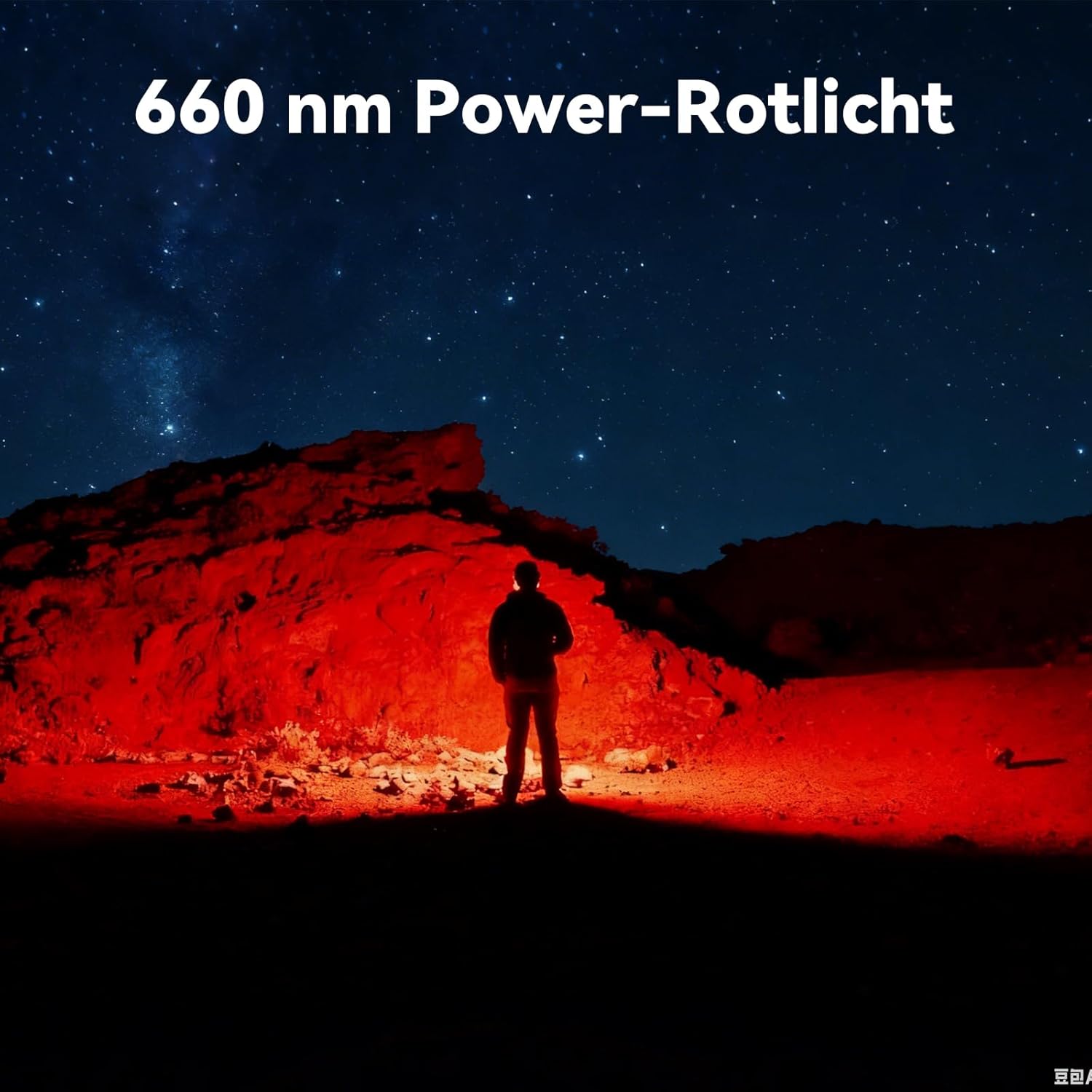 Sofirn LED-Stirnlampe mit rotem Licht, wiederaufladbare Stirnlampe D25LR, superhelles Kopflicht, USB-C-Taschenlampe, Stirnlampen mit 90 hohem CRI, hellem Weiß und 660 nm tiefrotem Licht für Joggen, Camping – Bild 3
