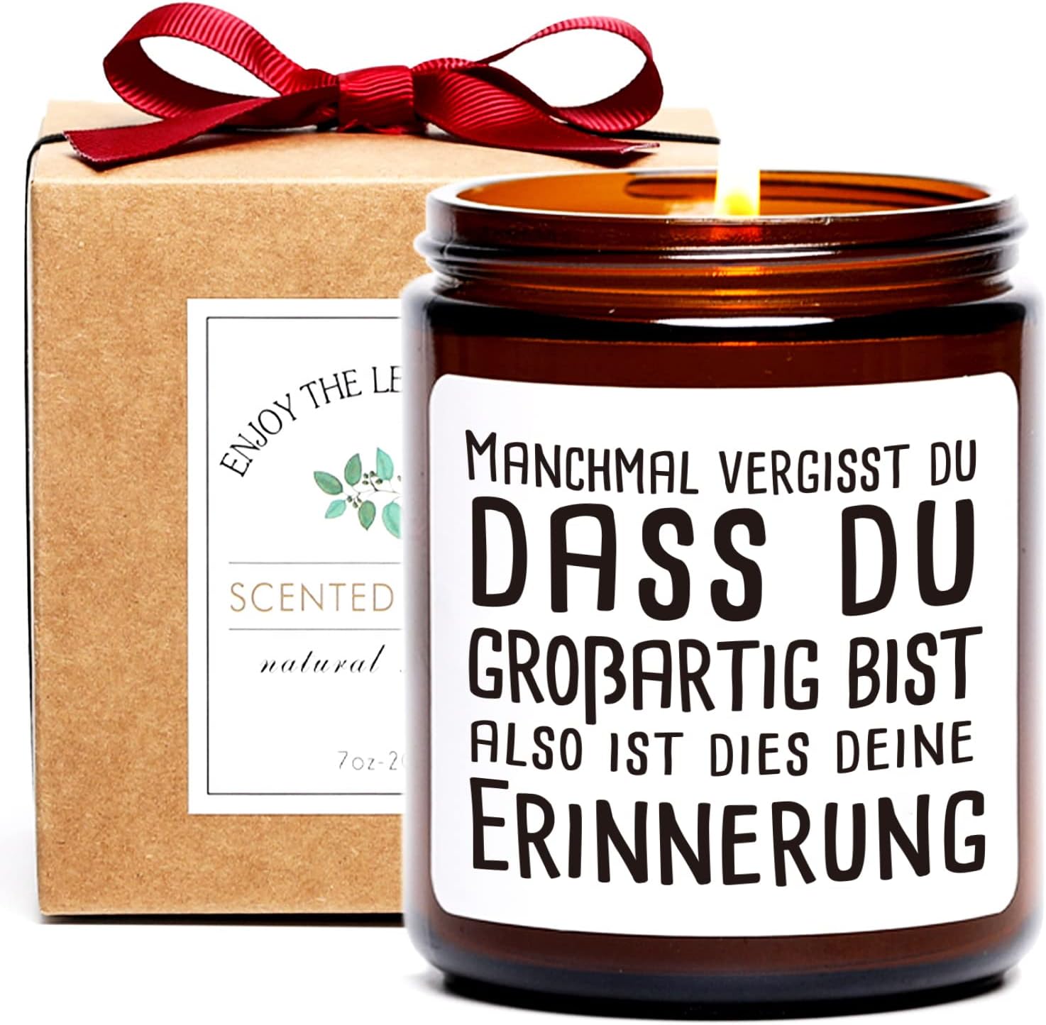 Inspirierende Geschenke für Frauen, Sojakerze mit Wertschätzungsduft, lustiges Geburtstagsgeschenk für beste Freunde, Ehefrau, Mutter, Freundin, Mitarbeiterin, Chef