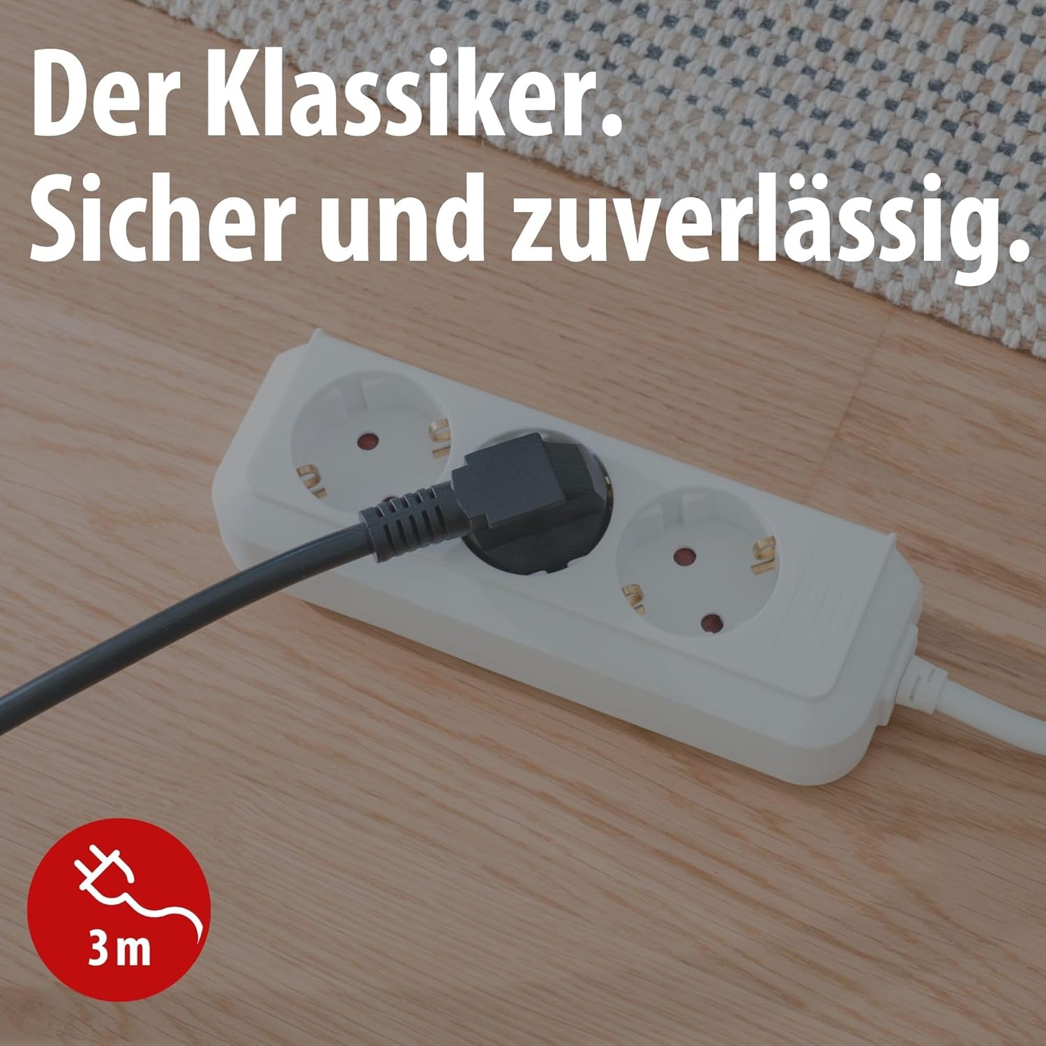 Brennenstuhl Eco-Line 3-fach Steckdosenleiste – Bild 2