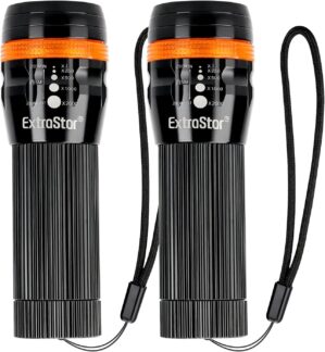 EXTRASTAR LED-Taschenlampe, 2 Stüc...